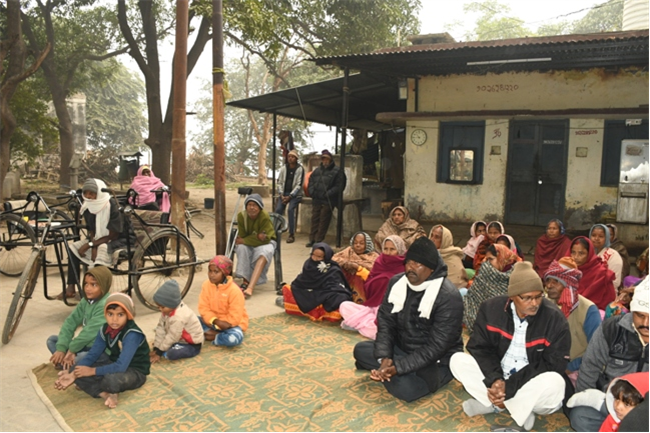 VISIT TO THE LEPERS' COLONY,KERALA BAGH, PRAYAGRAJ