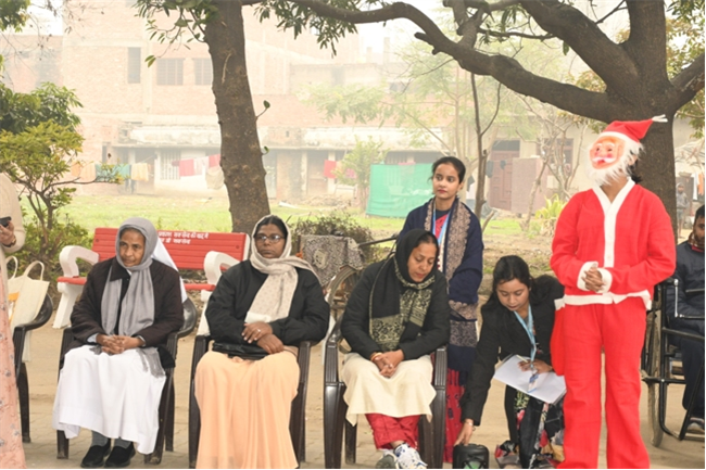 VISIT TO THE LEPERS' COLONY,KERALA BAGH, PRAYAGRAJ
