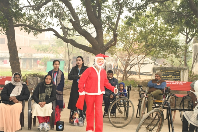 VISIT TO THE LEPERS' COLONY,KERALA BAGH, PRAYAGRAJ