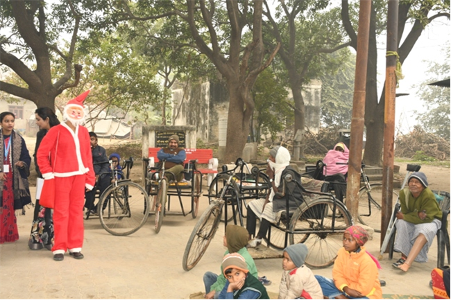 VISIT TO THE LEPERS' COLONY,KERALA BAGH, PRAYAGRAJ