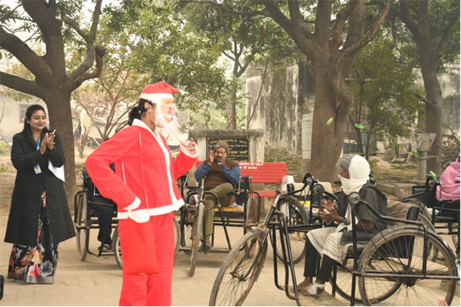 VISIT TO THE LEPERS' COLONY,KERALA BAGH, PRAYAGRAJ
