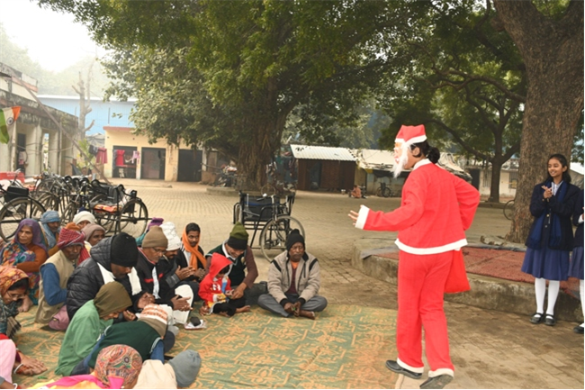 VISIT TO THE LEPERS' COLONY,KERALA BAGH, PRAYAGRAJ