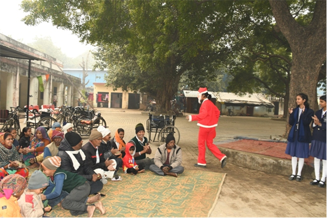 VISIT TO THE LEPERS' COLONY,KERALA BAGH, PRAYAGRAJ