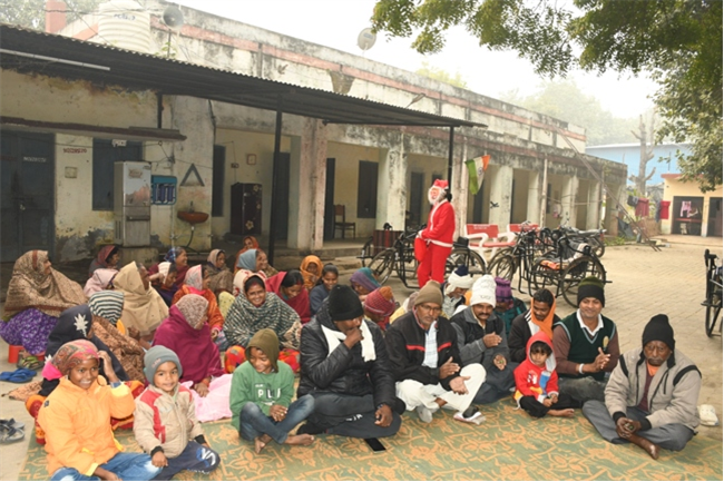 VISIT TO THE LEPERS' COLONY,KERALA BAGH, PRAYAGRAJ