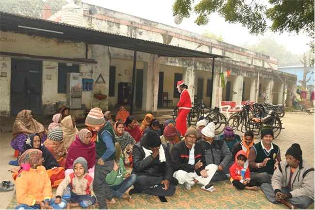 VISIT TO THE LEPERS' COLONY,KERALA BAGH, PRAYAGRAJ