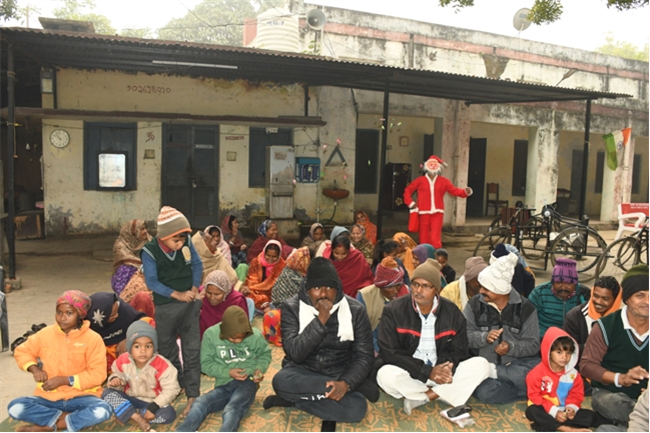 VISIT TO THE LEPERS' COLONY,KERALA BAGH, PRAYAGRAJ
