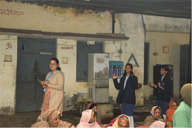 VISIT TO THE LEPERS' COLONY,KERALA BAGH, PRAYAGRAJ