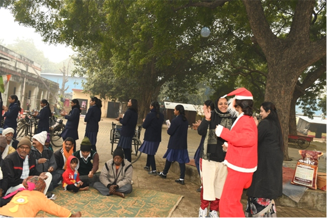 VISIT TO THE LEPERS' COLONY,KERALA BAGH, PRAYAGRAJ