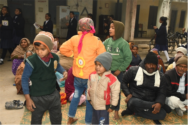 VISIT TO THE LEPERS' COLONY,KERALA BAGH, PRAYAGRAJ