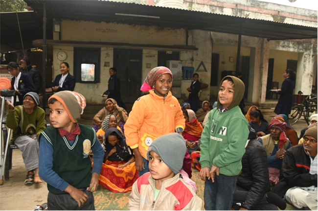 VISIT TO THE LEPERS' COLONY,KERALA BAGH, PRAYAGRAJ