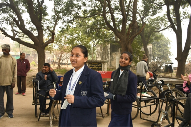 VISIT TO THE LEPERS' COLONY,KERALA BAGH, PRAYAGRAJ