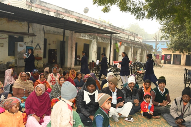 VISIT TO THE LEPERS' COLONY,KERALA BAGH, PRAYAGRAJ