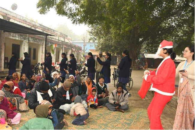 VISIT TO THE LEPERS' COLONY,KERALA BAGH, PRAYAGRAJ