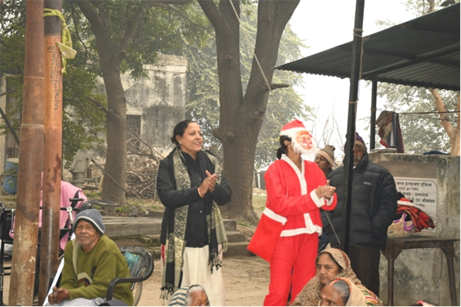 VISIT TO THE LEPERS' COLONY,KERALA BAGH, PRAYAGRAJ