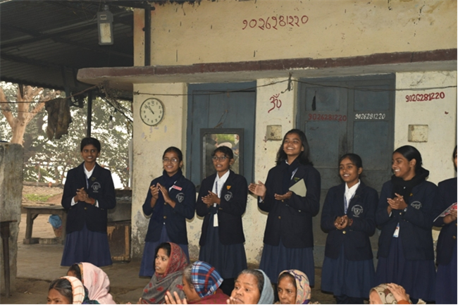 VISIT TO THE LEPERS' COLONY,KERALA BAGH, PRAYAGRAJ