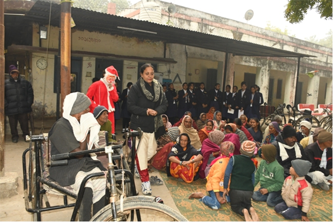 VISIT TO THE LEPERS' COLONY,KERALA BAGH, PRAYAGRAJ