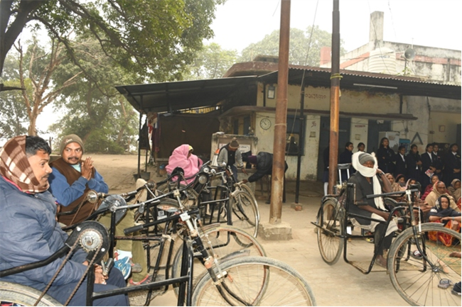 VISIT TO THE LEPERS' COLONY,KERALA BAGH, PRAYAGRAJ