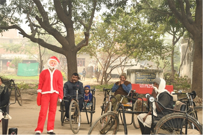 VISIT TO THE LEPERS' COLONY,KERALA BAGH, PRAYAGRAJ