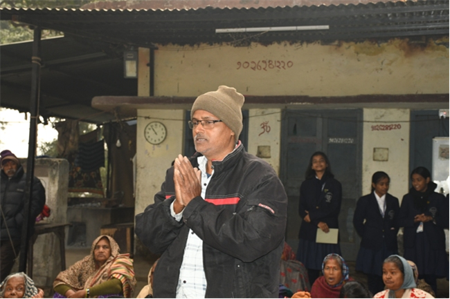 VISIT TO THE LEPERS' COLONY,KERALA BAGH, PRAYAGRAJ