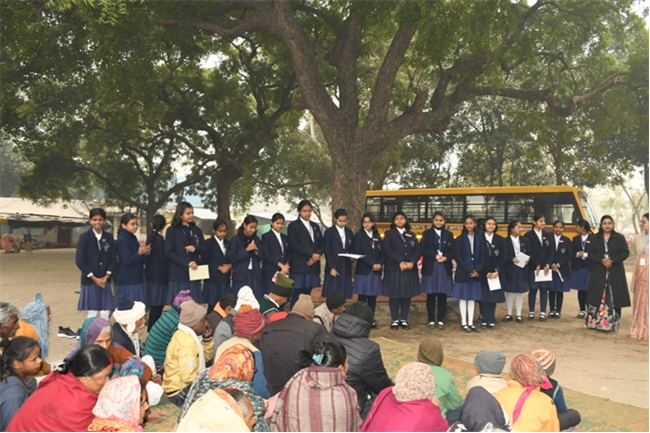 VISIT TO THE LEPERS' COLONY,KERALA BAGH, PRAYAGRAJ