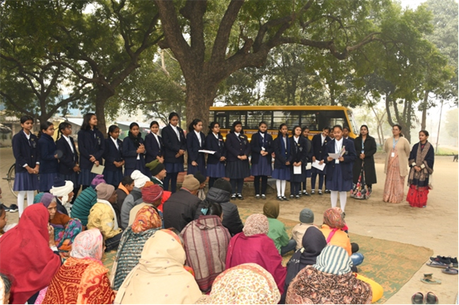 VISIT TO THE LEPERS' COLONY,KERALA BAGH, PRAYAGRAJ