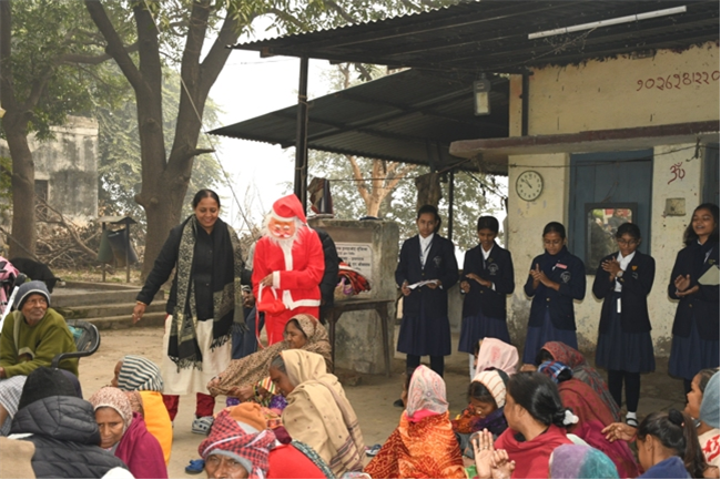 VISIT TO THE LEPERS' COLONY,KERALA BAGH, PRAYAGRAJ