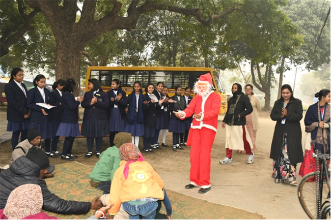 VISIT TO THE LEPERS' COLONY,KERALA BAGH, PRAYAGRAJ