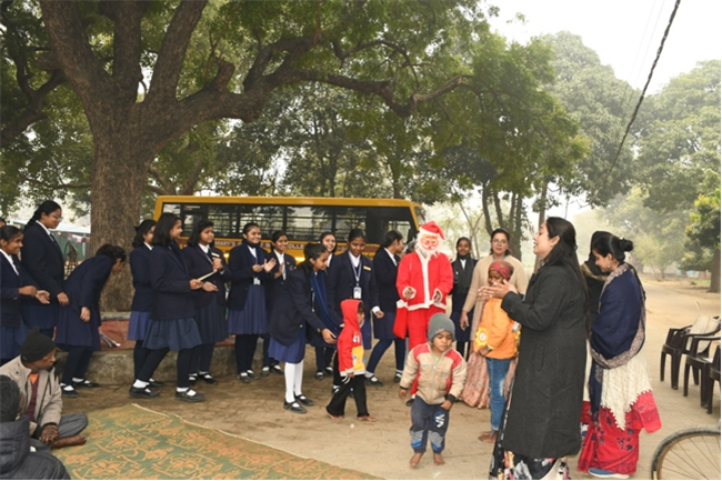 VISIT TO THE LEPERS' COLONY,KERALA BAGH, PRAYAGRAJ