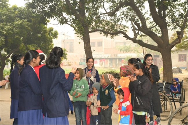 VISIT TO THE LEPERS' COLONY,KERALA BAGH, PRAYAGRAJ
