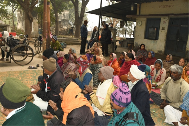 VISIT TO THE LEPERS' COLONY,KERALA BAGH, PRAYAGRAJ