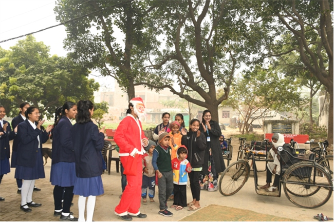 VISIT TO THE LEPERS' COLONY,KERALA BAGH, PRAYAGRAJ