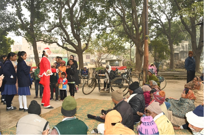 VISIT TO THE LEPERS' COLONY,KERALA BAGH, PRAYAGRAJ