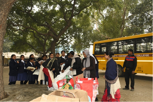 VISIT TO THE LEPERS' COLONY,KERALA BAGH, PRAYAGRAJ