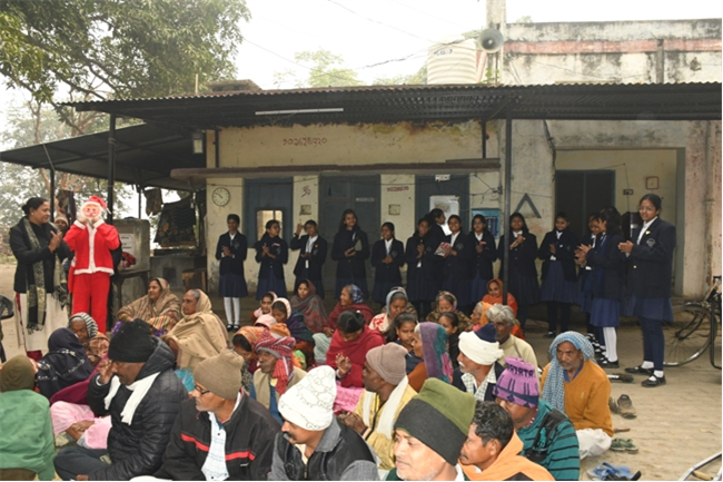 VISIT TO THE LEPERS' COLONY,KERALA BAGH, PRAYAGRAJ