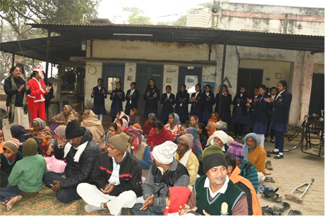 VISIT TO THE LEPERS' COLONY,KERALA BAGH, PRAYAGRAJ