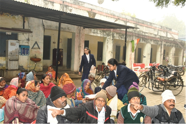 VISIT TO THE LEPERS' COLONY,KERALA BAGH, PRAYAGRAJ