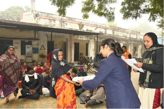 VISIT TO THE LEPERS' COLONY,KERALA BAGH, PRAYAGRAJ