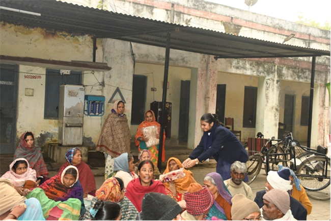 VISIT TO THE LEPERS' COLONY,KERALA BAGH, PRAYAGRAJ