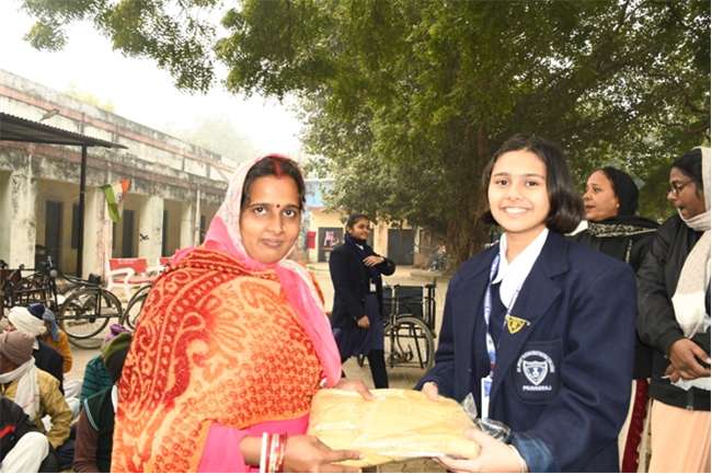 VISIT TO THE LEPERS' COLONY,KERALA BAGH, PRAYAGRAJ