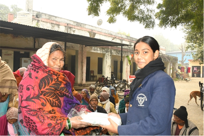 VISIT TO THE LEPERS' COLONY,KERALA BAGH, PRAYAGRAJ