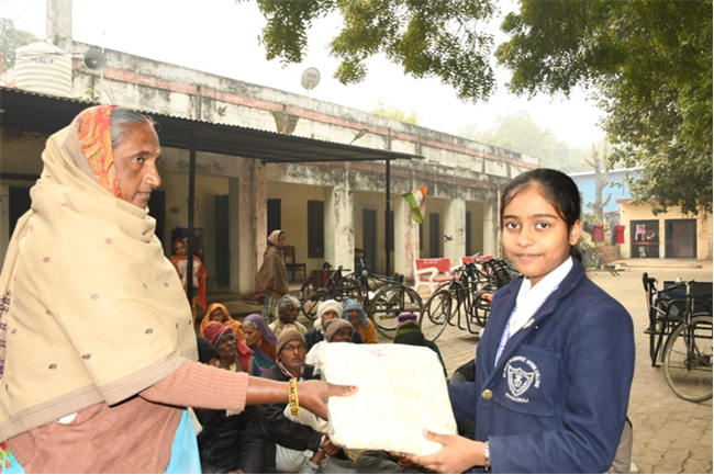 VISIT TO THE LEPERS' COLONY,KERALA BAGH, PRAYAGRAJ