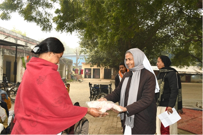 VISIT TO THE LEPERS' COLONY,KERALA BAGH, PRAYAGRAJ