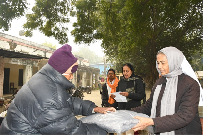 VISIT TO THE LEPERS' COLONY,KERALA BAGH, PRAYAGRAJ