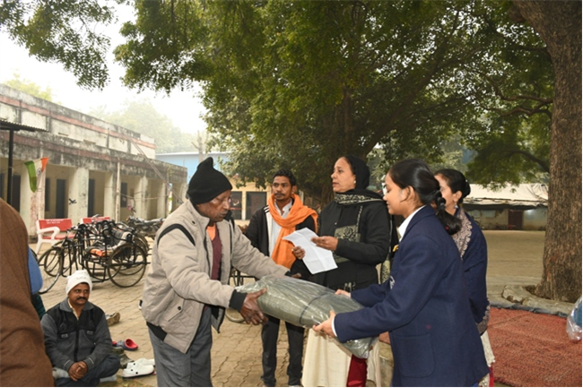 VISIT TO THE LEPERS' COLONY,KERALA BAGH, PRAYAGRAJ