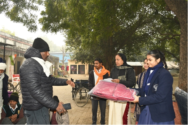 VISIT TO THE LEPERS' COLONY,KERALA BAGH, PRAYAGRAJ