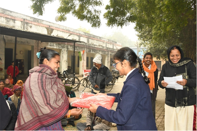 VISIT TO THE LEPERS' COLONY,KERALA BAGH, PRAYAGRAJ