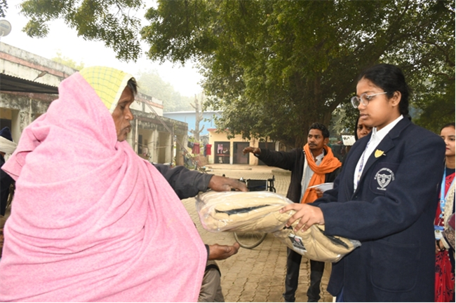 VISIT TO THE LEPERS' COLONY,KERALA BAGH, PRAYAGRAJ