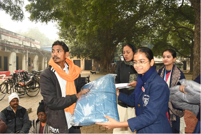 VISIT TO THE LEPERS' COLONY,KERALA BAGH, PRAYAGRAJ