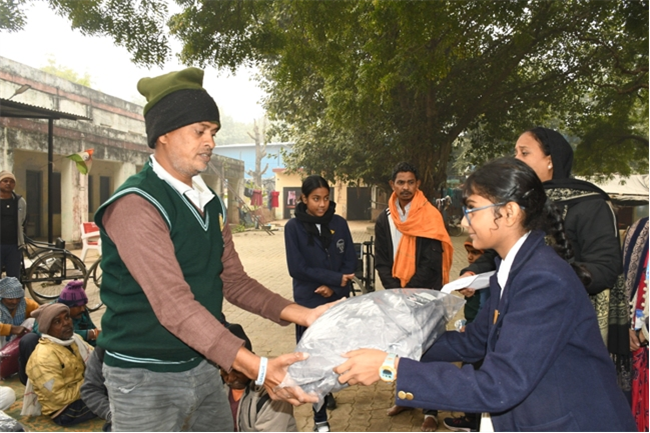 VISIT TO THE LEPERS' COLONY,KERALA BAGH, PRAYAGRAJ