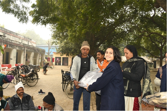 VISIT TO THE LEPERS' COLONY,KERALA BAGH, PRAYAGRAJ